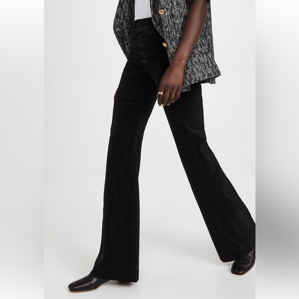 ASKK NY Brighton Wide-Leg Velvet Pant 26 NWOT